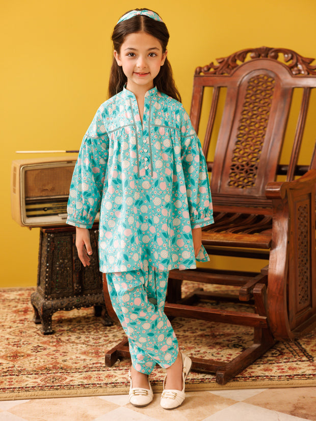 Ferozi Lawn 2 Piece Stitched - ALGR-2PS-LKS-1029