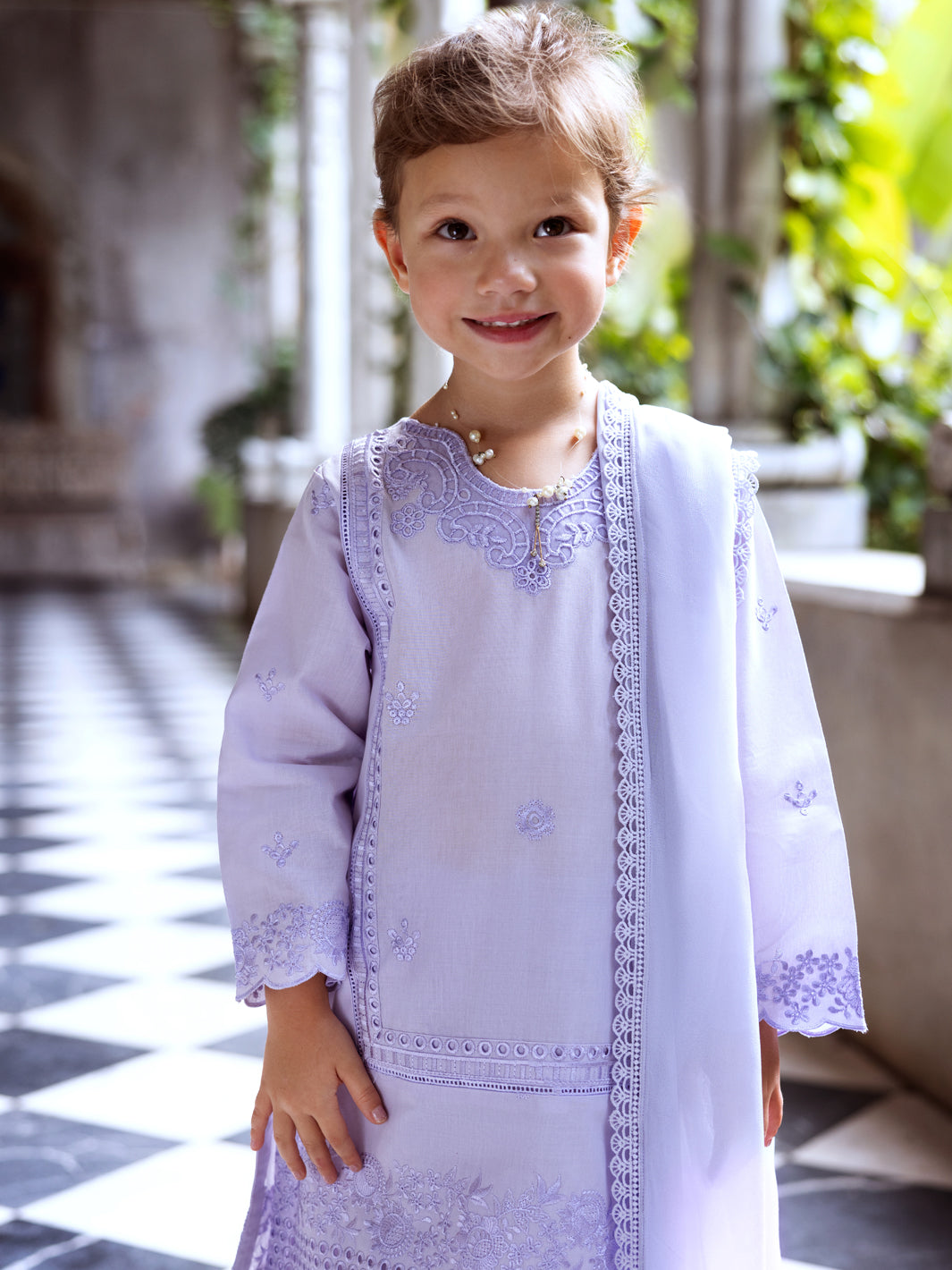 Light Purple Lawn 3 Piece Stitched - ALGR-3PS-LS-016