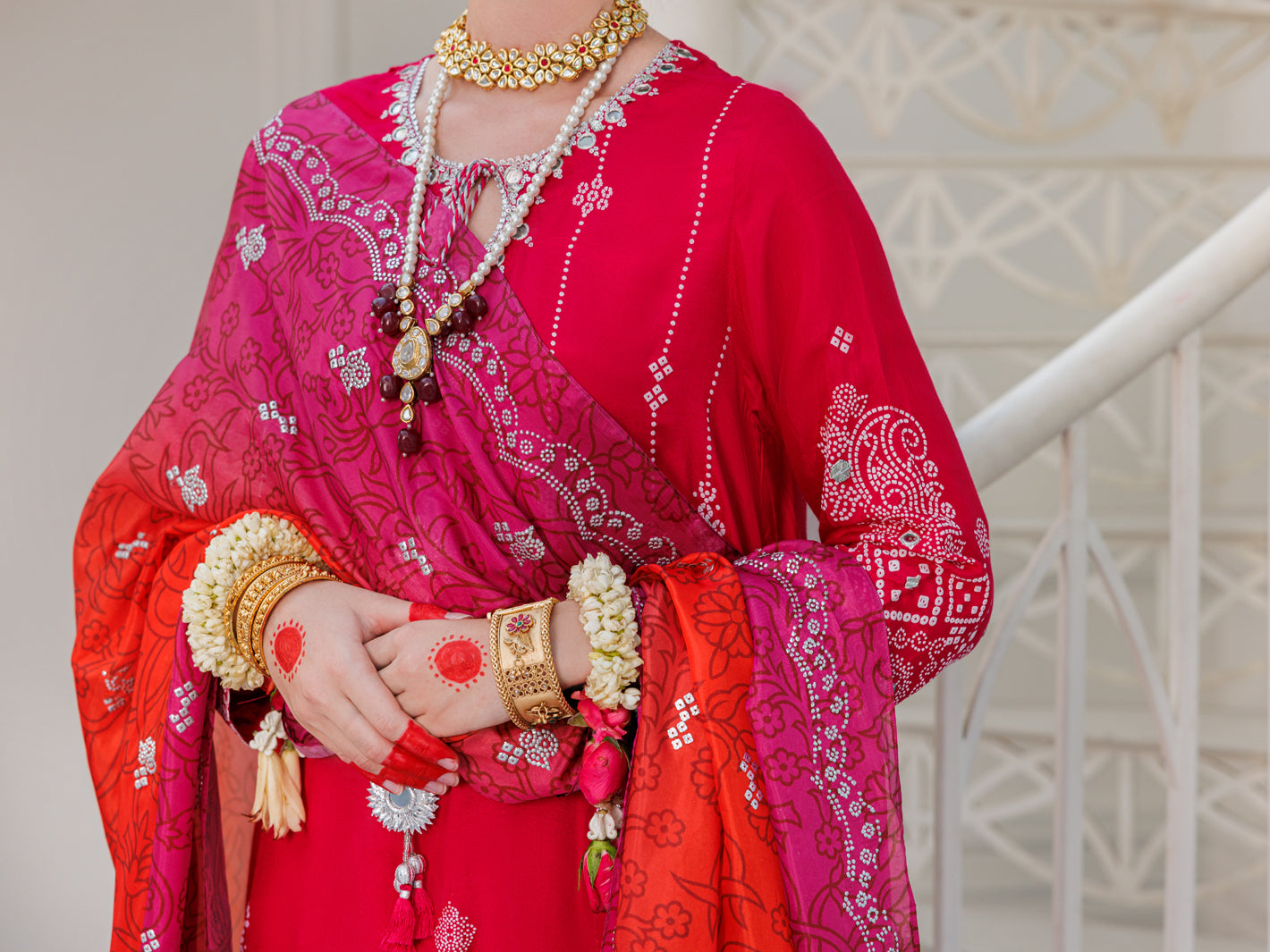 Fuchsia Viscose 3 Piece Unstitched - ALP-3PS-1628 - Almirah Online