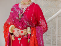 Fuchsia Viscose 3Pc Unstitched - ALP-3PS-1628