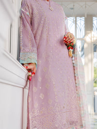 Lilac Organza 3Pc Unstitched - ALP-3PS-1622