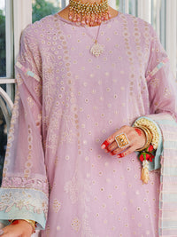 Lilac Organza 3Pc Unstitched - ALP-3PS-1622