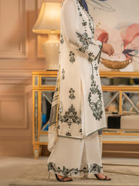 Black & White 3Pc Blended Stitched - ALP-3PS-1661