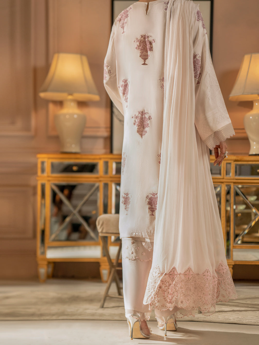 Lilac 3Pc Blended Stitched - ALP-3PS-1664