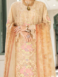 Cream Poly-Organza 3Pc Stitched - ALP-3PS-1784