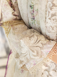 Grey Poly-Organza 3Pc Stitched - ALP-3PS-1785