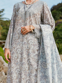 Light Grey Lawn 3Pc Unstitched - ALP-3PS-1809