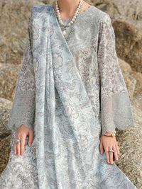 Light Grey Lawn 3Pc Unstitched - ALP-3PS-1809