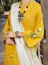 Mustard Dobby Tunic - ALP-LK-1833