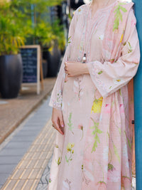 Light Pink Lawn 3Pc Stitched - ALP-3PS-1840