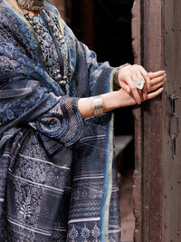 Black Stripe Dobby 3Pc Stitched - ALP-3PS-1880