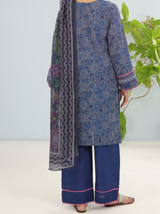 Blue Lawn 3 Piece Stitched - ALP-3PS-1899 - Almirah Online