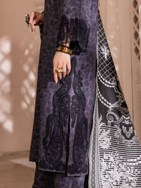 Charcoal Cambric 3Pc Stitched - ALP-3PS-1904