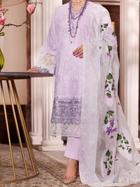 Lilac Cambric 3Pc Unstitched - ALP-3PS-1947