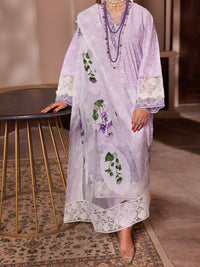 Lilac Cambric 3Pc Unstitched - ALP-3PS-1947