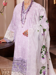 Lilac Cambric 3 Piece Unstitched - ALP-3PS-1947 - Almirah Online