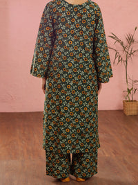 Dark Green Cambric 2Pc Unstitched - ALP-2PS-1968