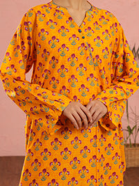 Yellow Cambric 2Pc Stitched - ALP-2PS-LKS-1969