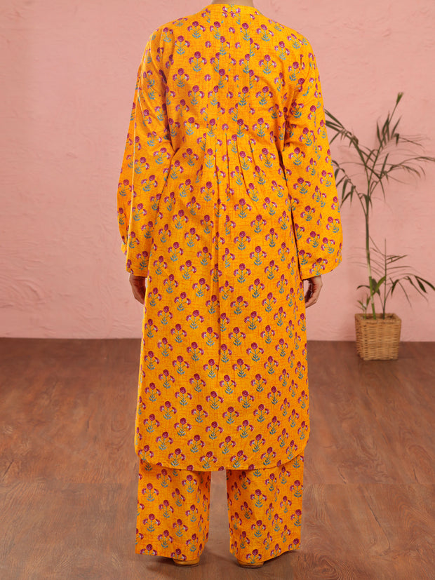 Yellow Cambric 2 Piece Unstitched - ALP-2PS-1969 - Almirah Online