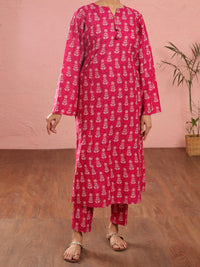 Pink Cambric 2Pc Unstitched - ALP-2PS-1971