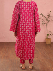 Pink Cambric 2 Piece Unstitched - ALP-2PS-1971 - Almirah Online