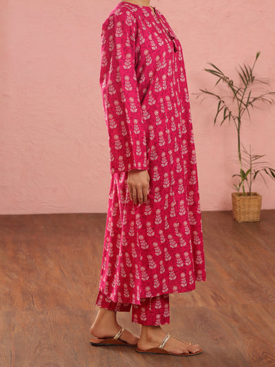 Pink Cambric 2 Piece Unstitched - ALP-2PS-1971 - Almirah Online