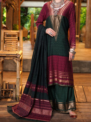 Multicolor Yarn Dyed Jacquard 3 Piece Stitched - ALP-3PS-2023