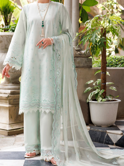 Light Green Lawn 3 Piece Stitched - ALP-3PS-2112