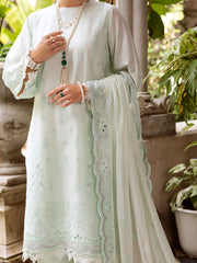 Light Green Lawn 3 Piece Stitched - ALP-3PS-2112