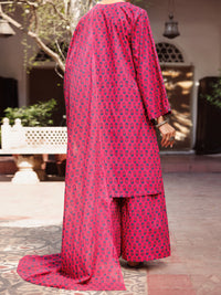 Fuchsia Lawn 3 Piece Stitched - ALP-3PS-2122