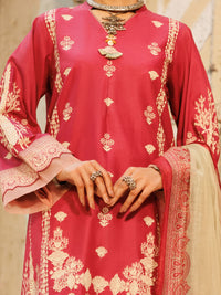 Pink Cambric 3Pc Stitched - ALP-3PS-2142