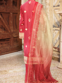 Pink Cambric 3Pc Stitched - ALP-3PS-2142