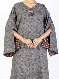 Black Lawn Kurti - AL-LK-1069
