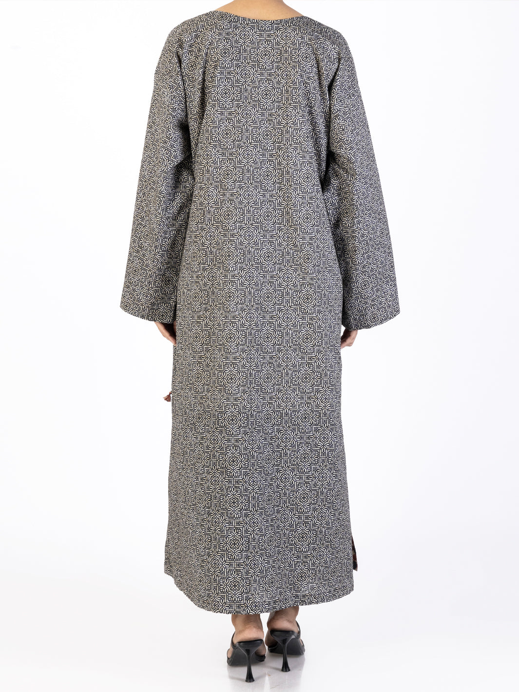 Black Lawn Kurti - AL-LK-1069
