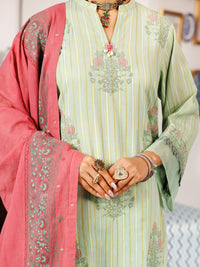 Pistachio Green Dobby 3Pc Stitched - ALP-3PS-2164