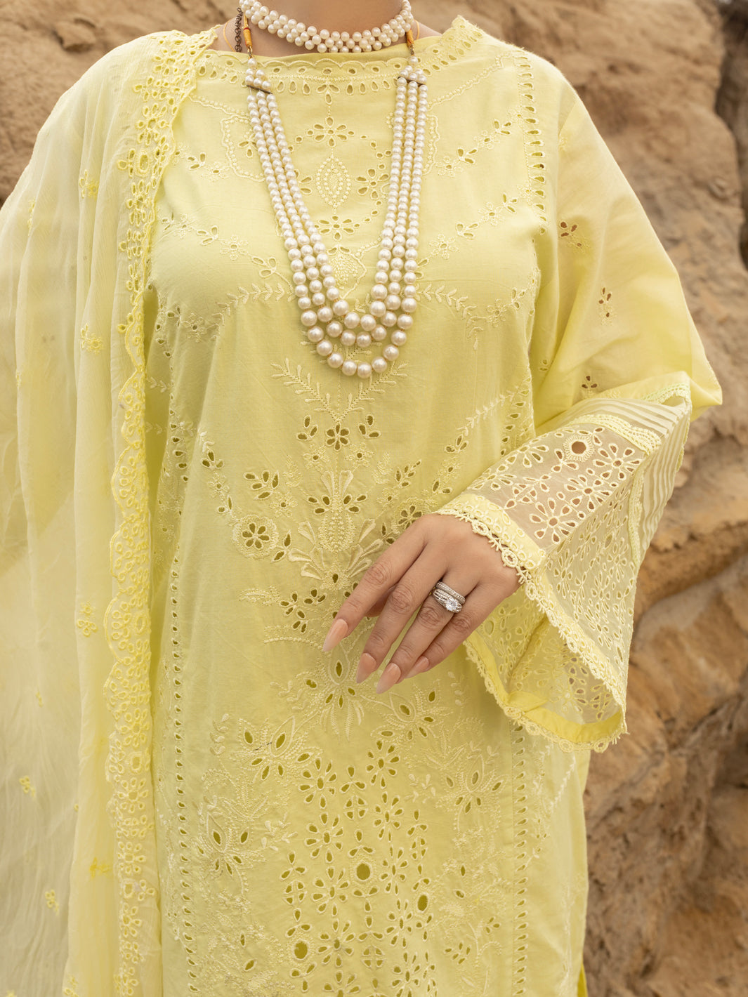 Lemon Lawn 3 Piece Unstitched - ALP-3PS-2180