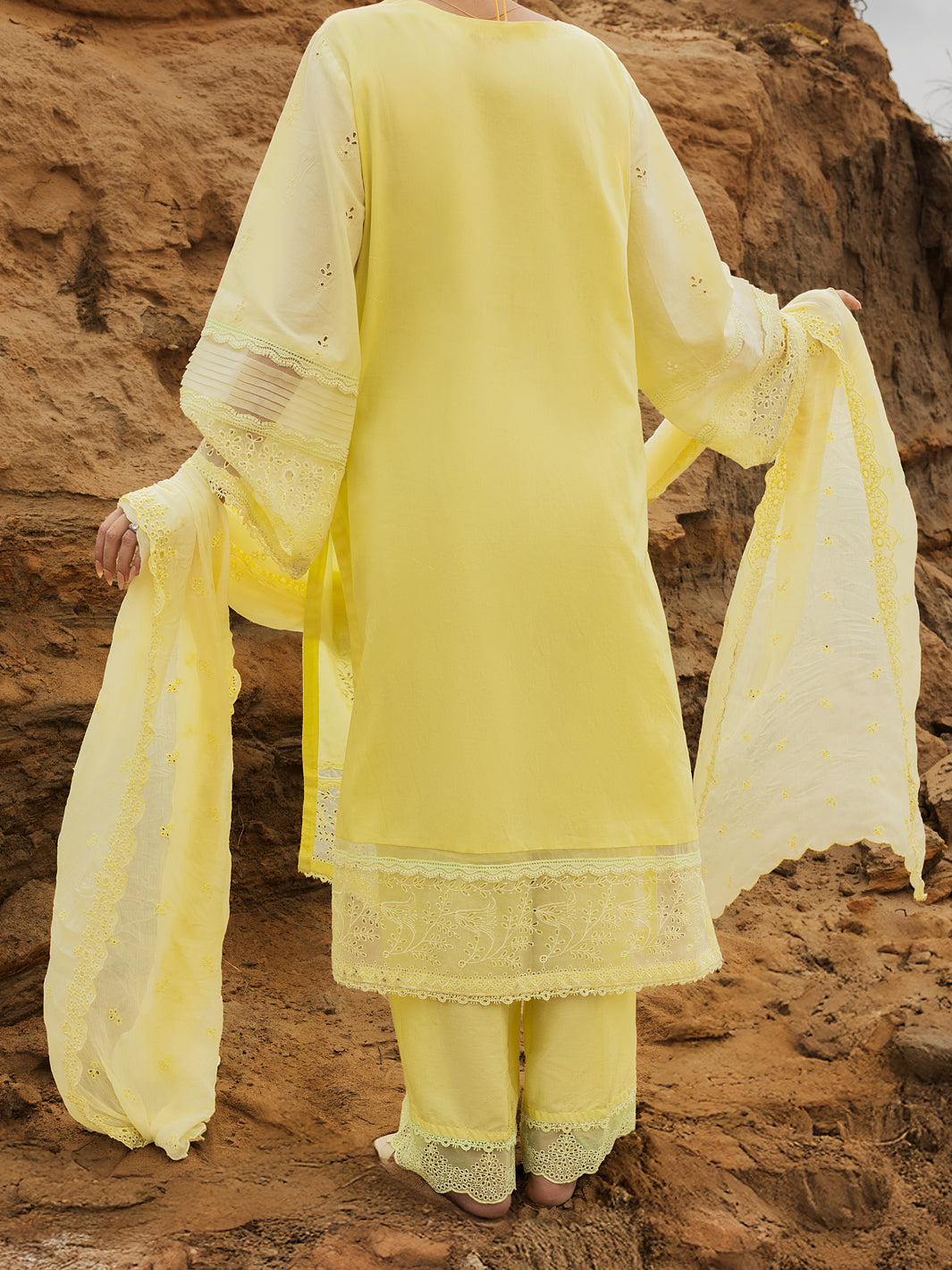 Lemon Lawn 3 Piece Unstitched - ALP-3PS-2180
