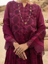 Magenta Lawn 3 Piece Stitched - ALP-3PS-2182