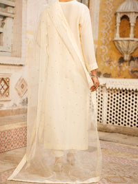 Off White 3 Piece Stitched - ALP-3PS-2191