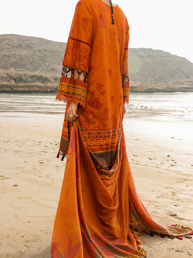 Mustard Lawn 3 Piece Unstitched - ALP-3PS-2202