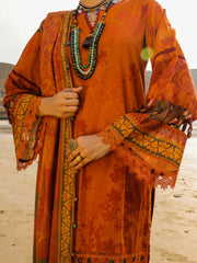 Mustard Lawn 3 Piece Unstitched - ALP-3PS-2202