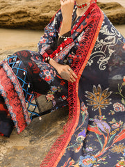 Black Lawn 3 Piece Unstitched - ALP-3PS-2207