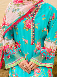 Ferozi Lawn 3 Piece Unstitched - ALP-3PS-2209