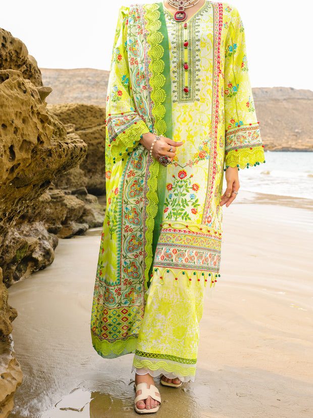 Lemon Lawn 3 Piece Unstitched - ALP-3PS-2215