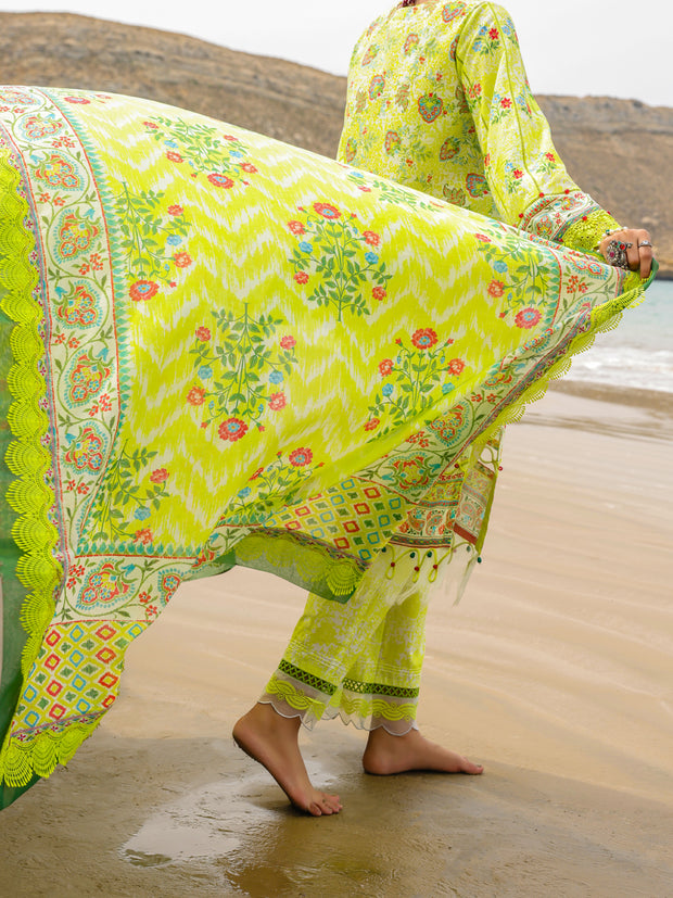 Lemon Lawn 3 Piece Unstitched - ALP-3PS-2215