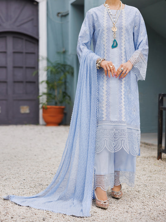 Light Purple Lawn 3Pc Stitched - ALP-3PS-2272