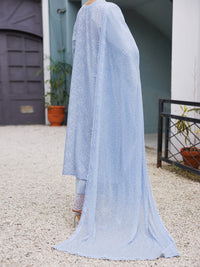Light Purple Schiffli Lawn 3Pc Stitched - ALP-3PS-2272