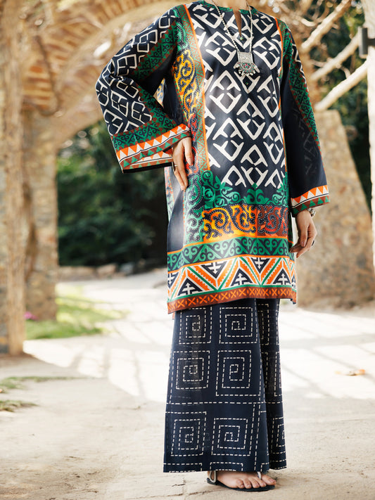 Black Lawn Women Kurti - ALP-LK-2276