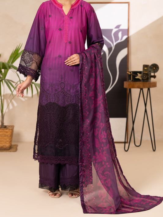 Purple Lawn Stitched 3PC - ALP-3PS-2378