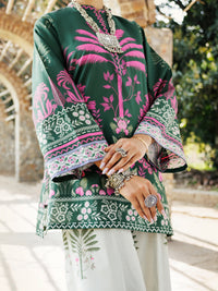 Green Cambric Kurti - ALP-LK-2274